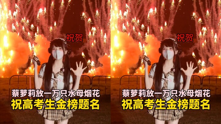 提前祝贺各位同学金榜题名～大家所愿皆所得！ #烟花 #金榜题名 #祝福