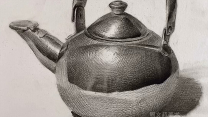 [Vẽ tĩnh vật chì] Vẽ inox theo phong cách trầm lắng