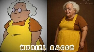 Courage The Cowardly Dog's Characters in Real Life | AI Reimagined Courage The Cowardly Dog