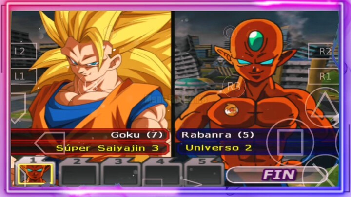 Goku SSJ 3 VS Rabanra Universe 2 - DB MOD ANDROID GAMEPLAY