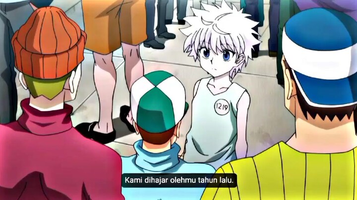 rata sama killua! satu-satu nya yang lolos ujian hxh😍