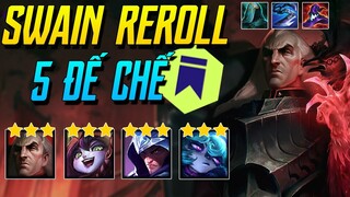 (ĐTCL) BÀI DỊ SWAIN 3 SAO 5 ĐẾ CHẾ 1 GIẬT CHẾT CẢ TEAM ĐỊCH! SWAIN REROLL! TFT MÙA 6 | iLoda