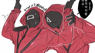 【procreate绘画过程/鱿鱼游戏】以 下 犯 上