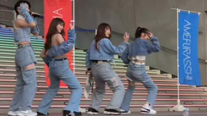 这舞蹈真的让人一言难尽啊，日本小偶像团AMEFURASSHI