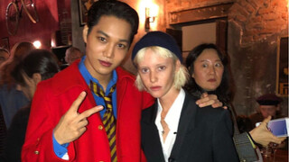 【คิมจองอึน เต้น】200114 ปาร์ตี้หลังโชว์ Gucci ที่มิลาน ฉลองวันเกิดให้ KAI เต้นสด