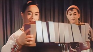 การแสดงกายกรรมจีนปี 1963 เรื่อง "ตัดอิฐ" ฟื้นฟูสีด้วย AI