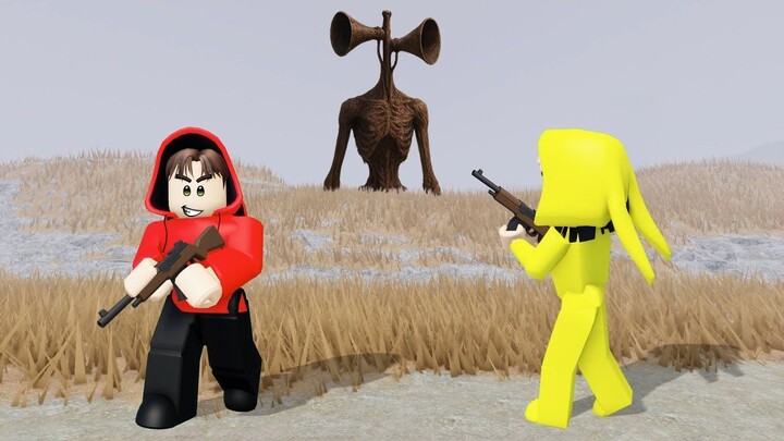 Yuta, Mio Dan Baby Celine Melawan Siren Head  ROBLOX