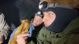 The embarrassed man can actually play the guitar! It's really eye-opening!