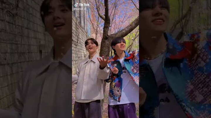 Spring is coming🌸 #trainee_a #sangwon #leo #kpop