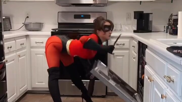 You can tell she’s really flexible—great!