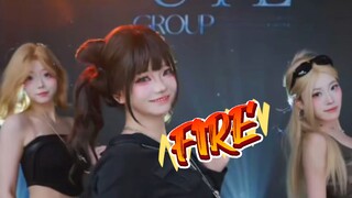 木叶练习班9月月度赛团舞《FIRE》