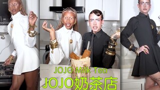 JOJO's Golden Wind Milk Tea Shop – Brown Sugar Dirty Latte 🧚‍♀️✨✨