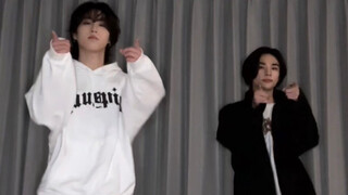 Hwang Hyunjin and Han Ji-sung To.X dance challenge