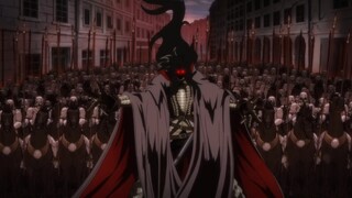 “城堡里的士兵尽数出击，只剩君王屹立在王座上。”