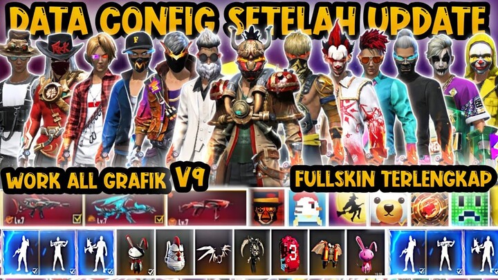 SETELAH UPDATE❗ DATA CONFIG VVIP FREE FIRE MAX❗CONFIG FF TERBARU 2022❗ SETELAH UPDATE V9❗CONFIG FF
