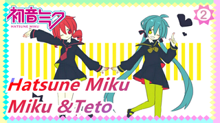 Hatsune Miku|Separate school swimsuit of Miku &Teto_2