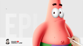 Lukisan|Gambar Digital-Patrick Star