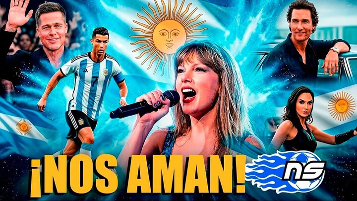Famosos Fascinados con Argentina: Taylor Swift, Brad Pitt y Muchos Más
