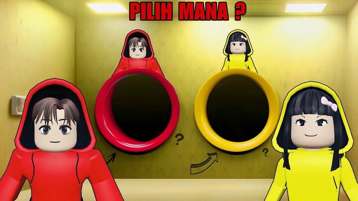 Yuta, Mio Dan Baby Celine Main Perosotan Pertanyaan Di Backroom  ROBLOX