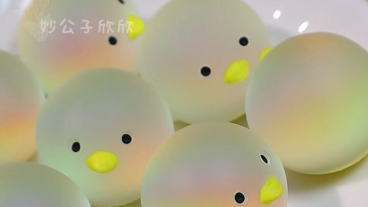 [Epoxy Resin] Cute little yellow chicks are here!