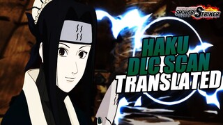 Haku DLC Scan Translated! Naruto To Boruto: Shinobi Striker