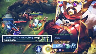 Top Batangas AKAI GAMEPLAY|Being a Tank is the Best Way to Dominate Team Fights❤|MLBB