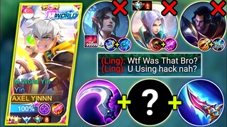 YIN VS SUPER FAST HAND LING | BEST BUILD TO COUNTER PRO LING IN MIDLANE | MOBILE LEGENDS