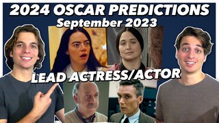 2024 Lead Acting Oscar Predictions | September 2023