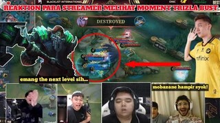 REACTION STREAMER LUAR NEGRI MELIHAT MOMENT TRIZLA BUST M5 WORLD CHAMPIONSHIP