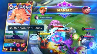 WHEN INVADE TURNS INTO MANIAC | FANNY RANK GAMEPLAY | MLBB