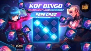 HOW TO GET FREE DRAW ON KOF BINGO EVENT in Mobile Legends