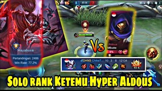 Solo Rank Hayabusa Di Myth Romawi ketemu Hyper ALDOUS ! Stenly Hayabusa Gameplay