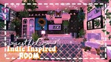 🦋 Aesthetic Indie Inspired Room🌌✨ //Chill Speed Build 💫// Minecraft PE | The girl miner 🌸