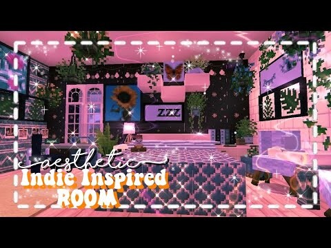🦋 Aesthetic Indie Inspired Room🌌✨ //Chill Speed Build 💫// Minecraft PE | The girl miner 🌸