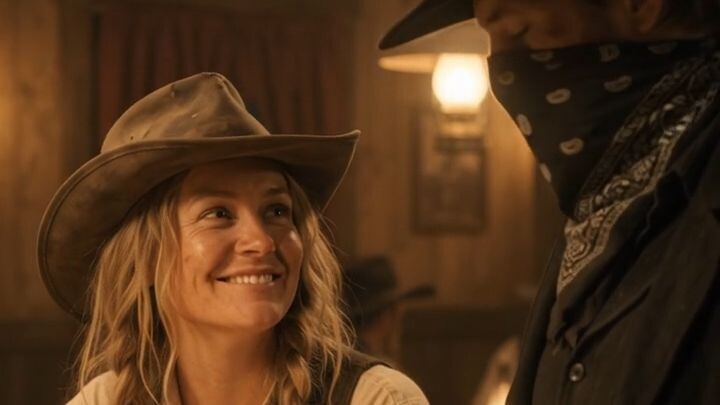 Cowgirl Laughs At Armed Outlaws... Everyone Else Froze 🤠