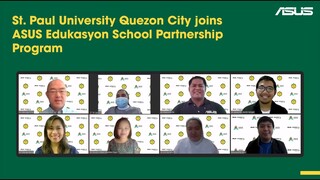 ASUS Edukasyon: Virtual Partnership Recognition Ceremony - St. Paul University Quezon City