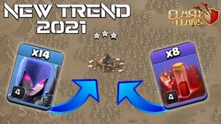 WITCHES SKELETON ATTACK IN TH11 | NEW BEST TH11 STRATEGY | CLASH OF CLANS