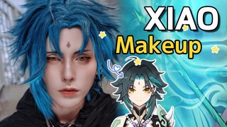 Xiao Genshin Impact Cosplay Makeup Tutorial Transformation