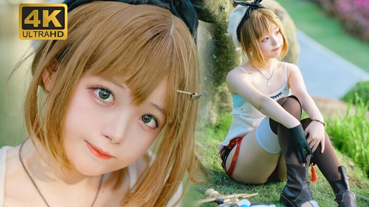 Trouble for those who don’t get “meaty legs”! 4K | Lyza Cosplay | He Xi