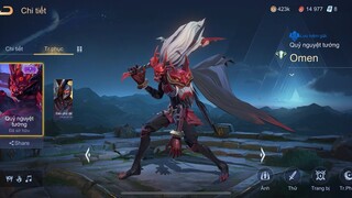 Liên Quân Mobile - Review Skin Omen Quỷ Nguyệt Tướng AIC 2017 Lưu Niệm