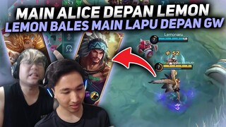 LEMON KSH TUNJUK SIAPA KING LAPU GW KSH TUNJUK ALICE GOD ANTIMAGE X LEMON PART 4 - MOBILE LEGENDS