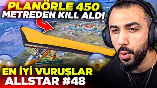 PLANÖRLE 450 METREDEN GÖRÜLMEMİŞ İMKANSIZ VURUŞ!! 😱 EN İYİ VURUŞLAR ALLSTAR #48 | PUBG MOBILE