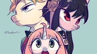 【SPY×PONY? ! 】Ania's family has turned into ponies!