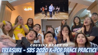 COUSINS REACT TO TREASURE - ‘SBS 2020 K-Pop Awards’ STAGE PRACTICE VIDEO