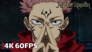 Sukuna vs Special Grade - Full Fight | Jujutsu Kaisen Season 1 Episode 4 | 4K 60FPS | Eng Sub