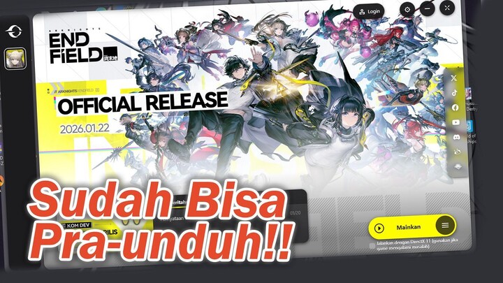 Arknights Endfield Ternyata Sudah Bisa Kalian Pra-Unduh!! Ayo Gasken Download!!