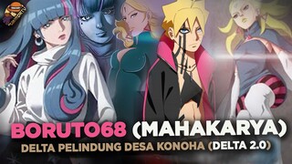 BORUTO CHAPTER 68 TANDA PEMBAWA BENCANA (EIDA BERTEMU DELTA)