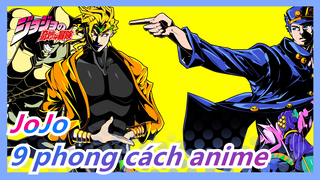 Cuộc phiêu lưu kỳ bí của JoJo| DIO trông như nào nếu được vẽ bằng 9 phong cách anime khác?