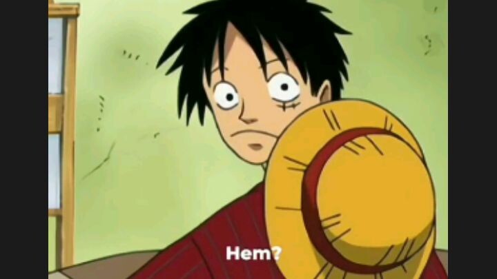 Luffy nyinden?🤨