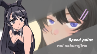 drawwing (mai san จาก  bunny girl senpai)